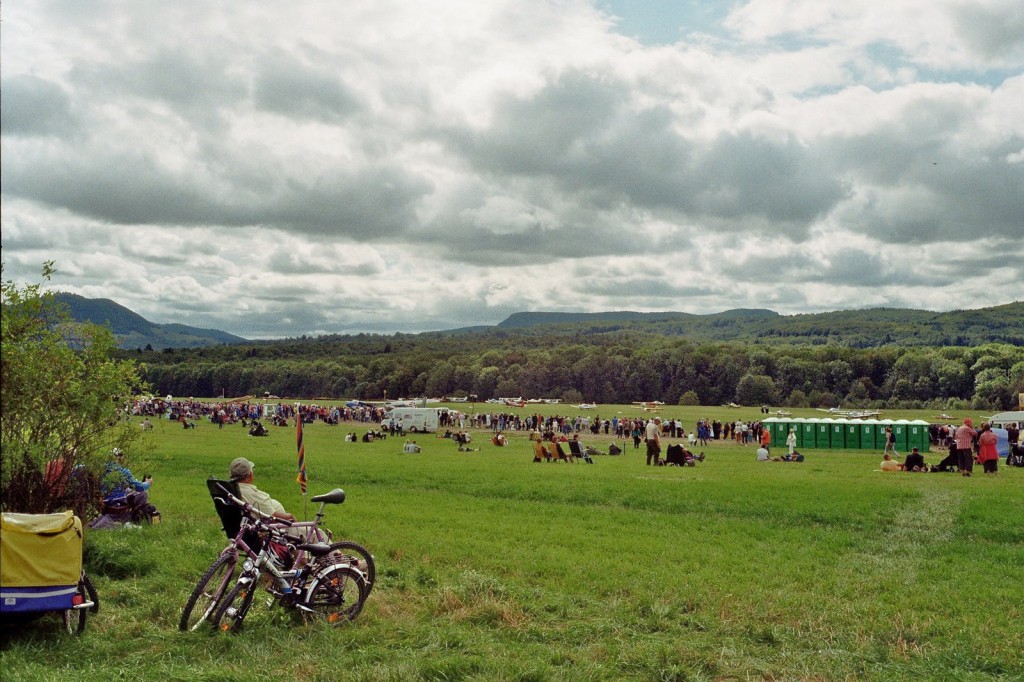 Das Gelände des Fliegertreffens 2013