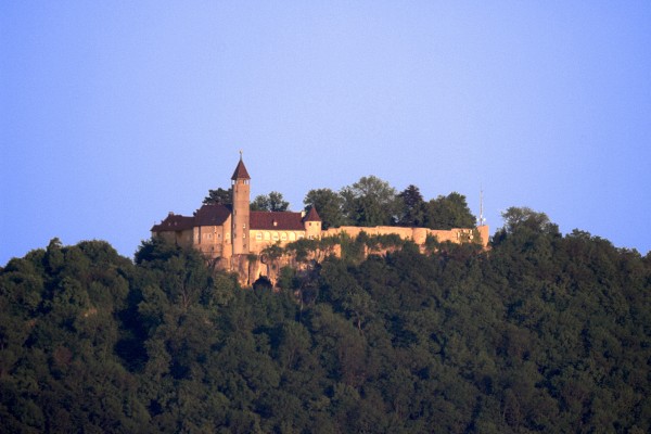 Castle Teck in the evening sun